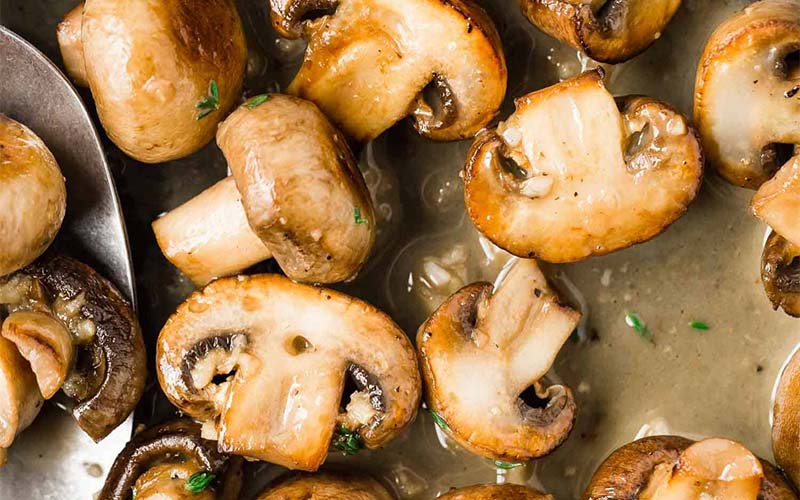 Cooked Mushrooms