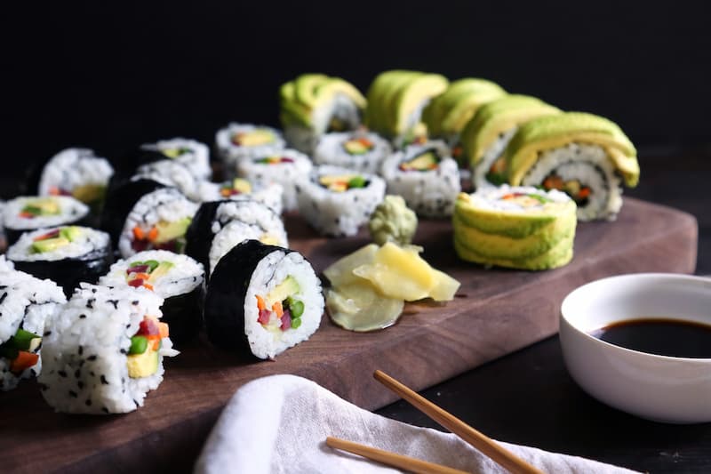 Vegetarian Sushi (without Fish, Egg Or Shrimp)